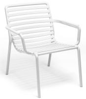 Лаунж-кресло пластиковое Doga Relax белый