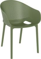 Кресло пластиковое Sky Pro оливковый