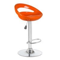Барный стул Disco, регулируемый, оранжевый