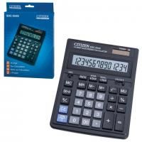 Калькулятор настольный CITIZEN SDC-554 (199x153 мм), 14 разрядов, двойное питание, SDC-554S