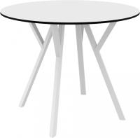 Стол пластиковый Max Table Ø90 белый