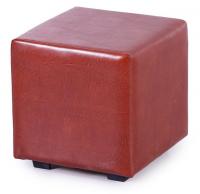 Пуф куб коричневый