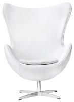 Кресло дизайнерское Egg chair (Arne Jacobsen Style) A219 белый