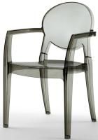 Кресло прозрачное Igloo серый