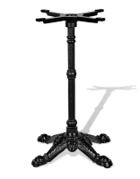 Ножка стола чугунная, серия Bistrot, черная, для бара, артикул 3063 классика