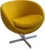 Кресло дизайнерское A686 желтый