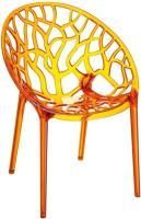 Кресло прозрачное Crystal оранжевый