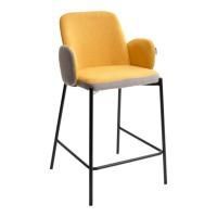 Полубарный стул Nyx, желтый/ серый