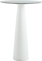 Стол из HPL пластика барный светящийся Hopla Lighting белый
