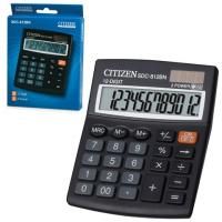 Калькулятор настольный CITIZEN SDC-812BN, МАЛЫЙ (124x102 мм), 12 разрядов, двойное питание