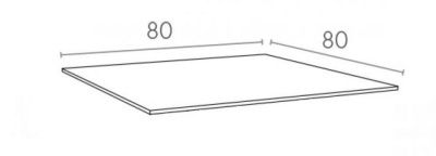 Столешница квадратная Air Table белый