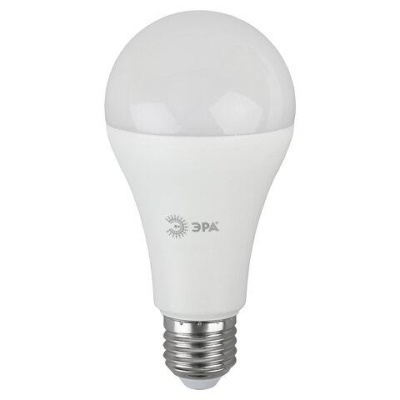 Лампа светодиодная ЭРА, 21 (75) Вт, цоколь E27, груша, нейтральный белый, 25000 ч, smd A65-21w-840-E27