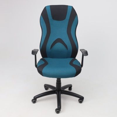 Кресло поворотное Zodiac, синий, ткань