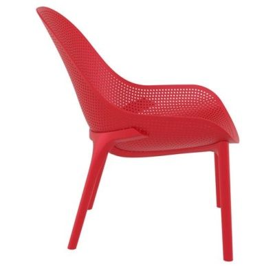 Лаунж-кресло пластиковое Грау, красный