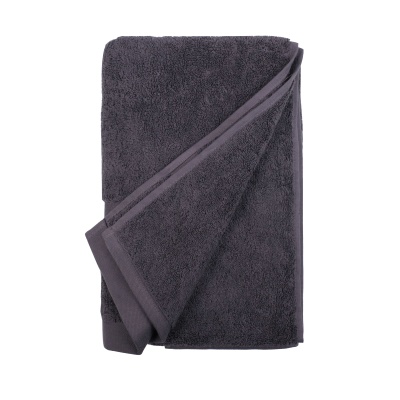Полотенце махровое, 50*90см, темно-серый