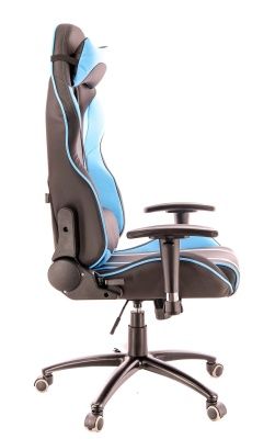 Геймерское кресло Everprof Lotus S16 Экокожа Голубой
