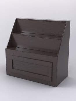 Прилавок-горка "ОРНАМЕНТ" №1, Дуб Венге