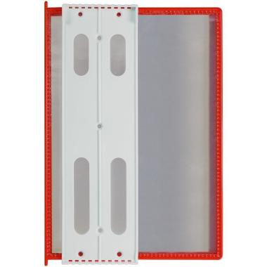 Перекидная система настенная 10 рамок (Красный)
