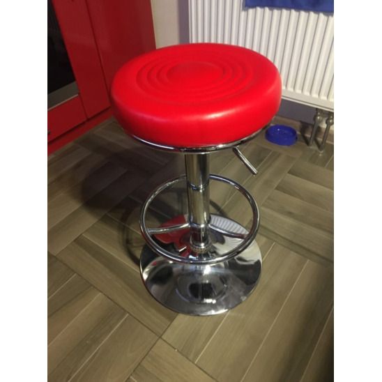 Барный стул Camp красная кожа цена 4 358.50 ₽ Барный стул Camp красная кожа