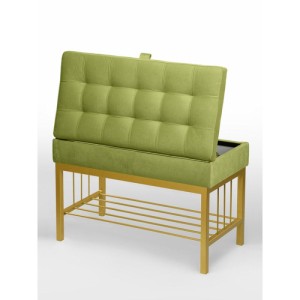 Банкетка Н-76 (золото/салатовый)