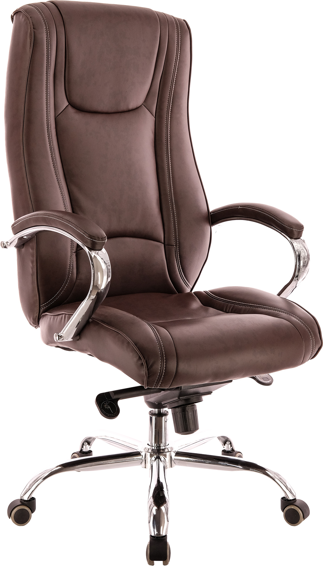 Кресло Everprof King (Кинг) M Экокожа Коричневый