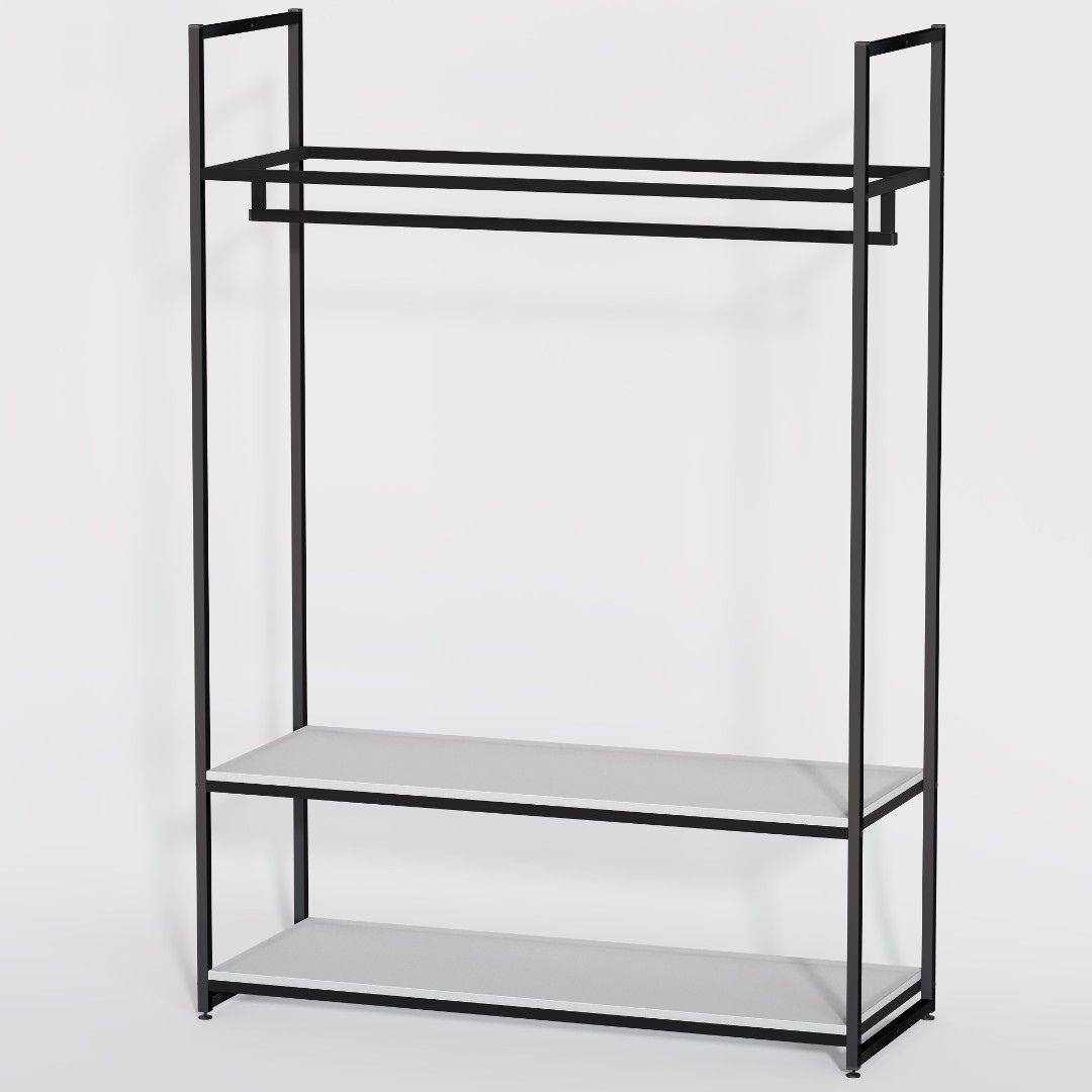 Стеллаж для одежды в стиле Лофт A17120-09 (170х120х45)