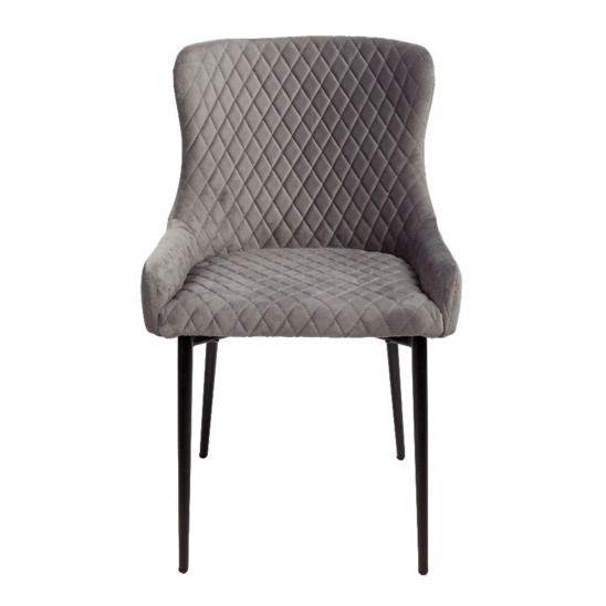 Стул AV 417, серый микровелюр