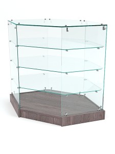 Прилавок угловой "ИСТРА" №19 шестигранный (без дверок)