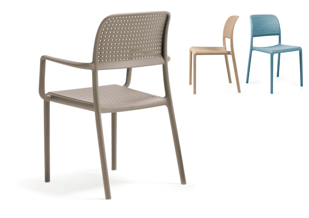 Кресло пластиковое Bora тортора