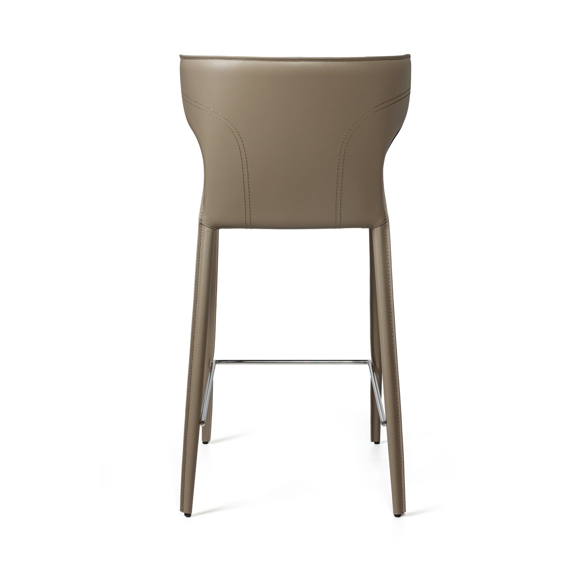 Стул полубарный Аустин, кожа нуга