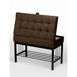 Банкетка Н-76 (черный/коричневый)