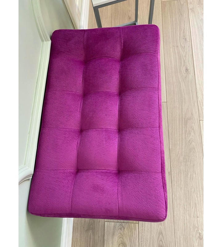 Банкетка Сканди-60 (фуксия/черный)