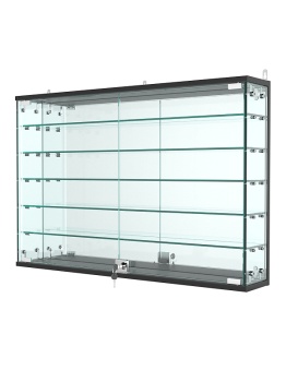 Витрина "АТРИУМ" настенная №3-6, Черный