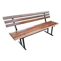 Скамейка металлическая СП со спинкой