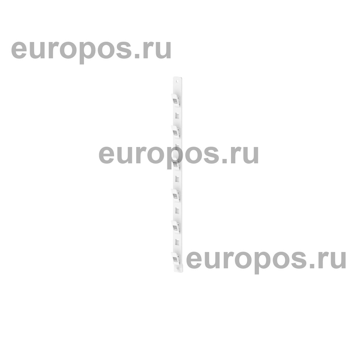 Лента подвесная пластиковая CLIP STRIP-W-08, 6 прищепок