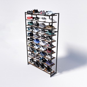 Стеллаж для обуви и аксессуаров в стиле Лофт BOTTI 2127-10-1 (без полок)