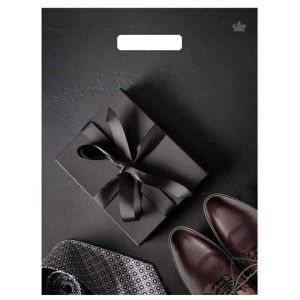 Пакет с вырубной ручкой ПВД ламинированный, 40х31 см, "Писк моды", 60 мкм, н00292238