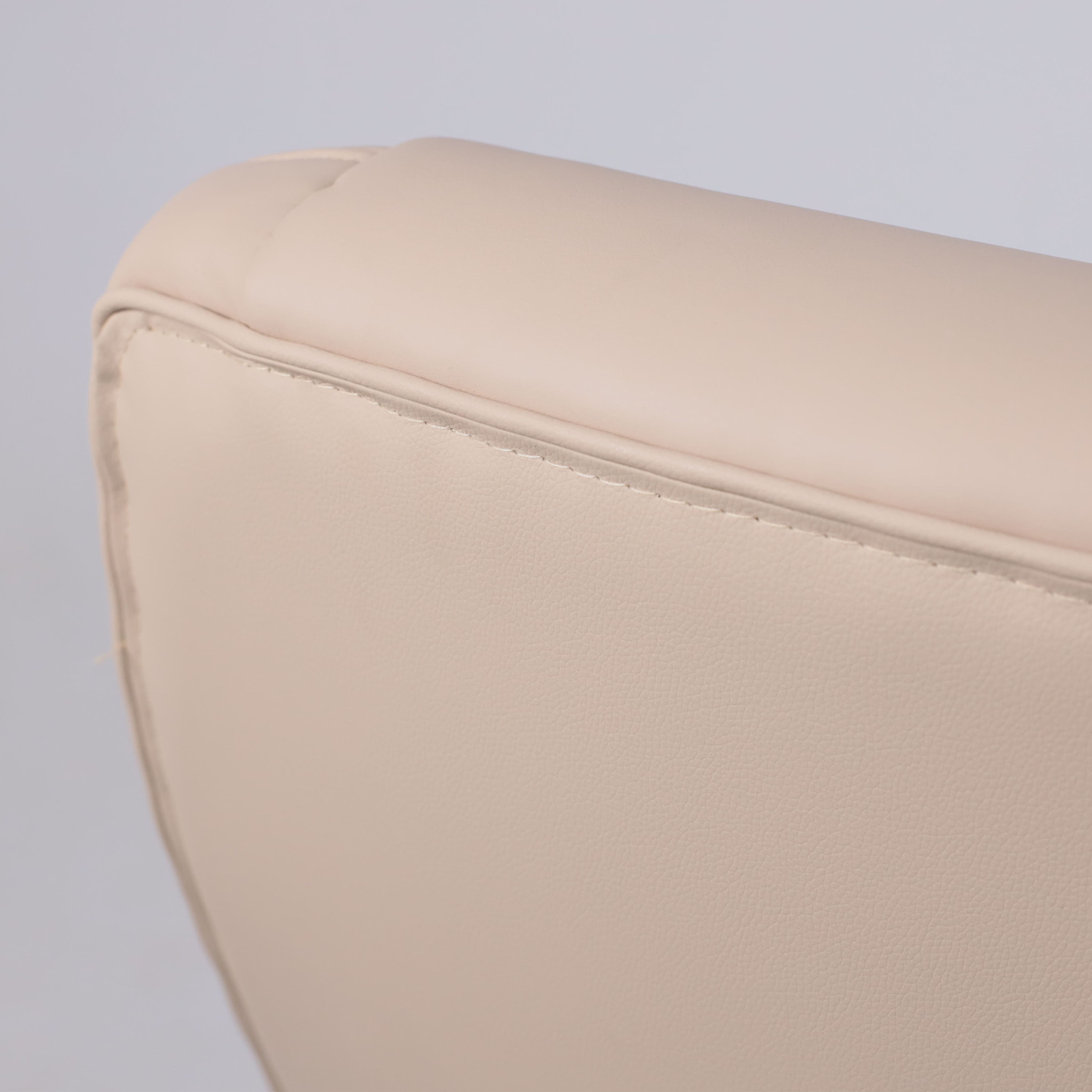 Кресло поворотное King, бежевый, экокожа