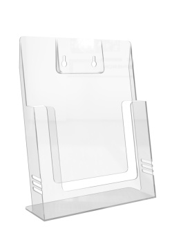 ЛИДЕР А4 Буклетница настольная/настеннаяцвет Прозрачный