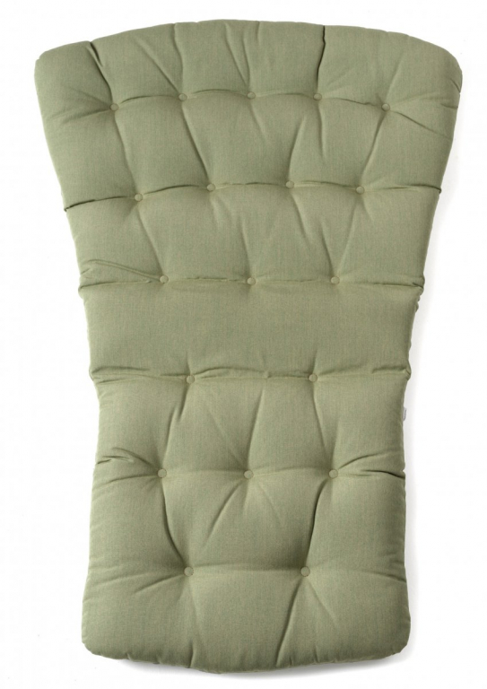 Лаунж-кресло пластиковое с подушкой Folio тортора, зеленый