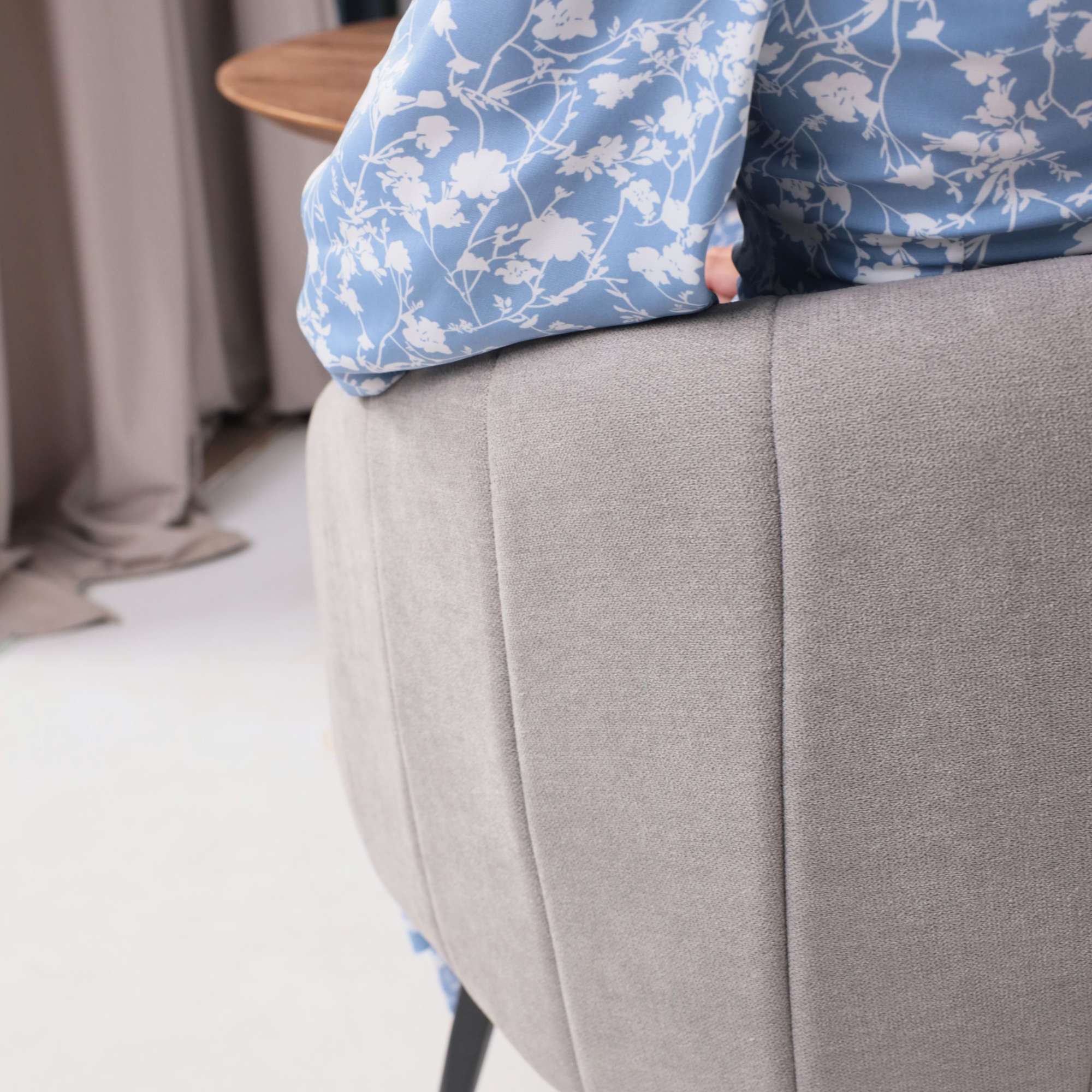 Кресло Melon, поворотное, светло-бежевый, ткань