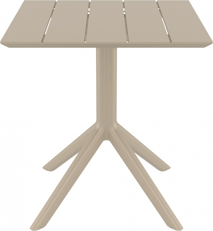 Стол пластиковый Paris Table 70 бежевый