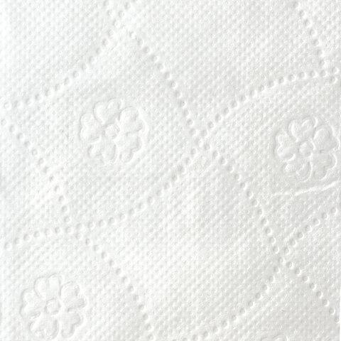 Бумага туалетная бытовая, спайка 4 шт., 2-х слойная, (4х19 м), LAIMA/ЛАЙМА, белая, 126904