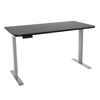Стол с регулировкой высоты электрический LuxAlto LA-T33-2AR2 серый/черный ЛДСП 120*70*2.5