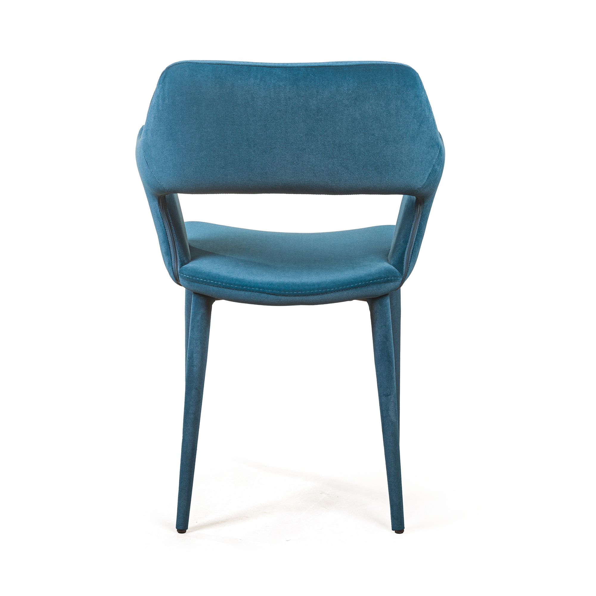 Стул Вудди, бархат сине-зеленый