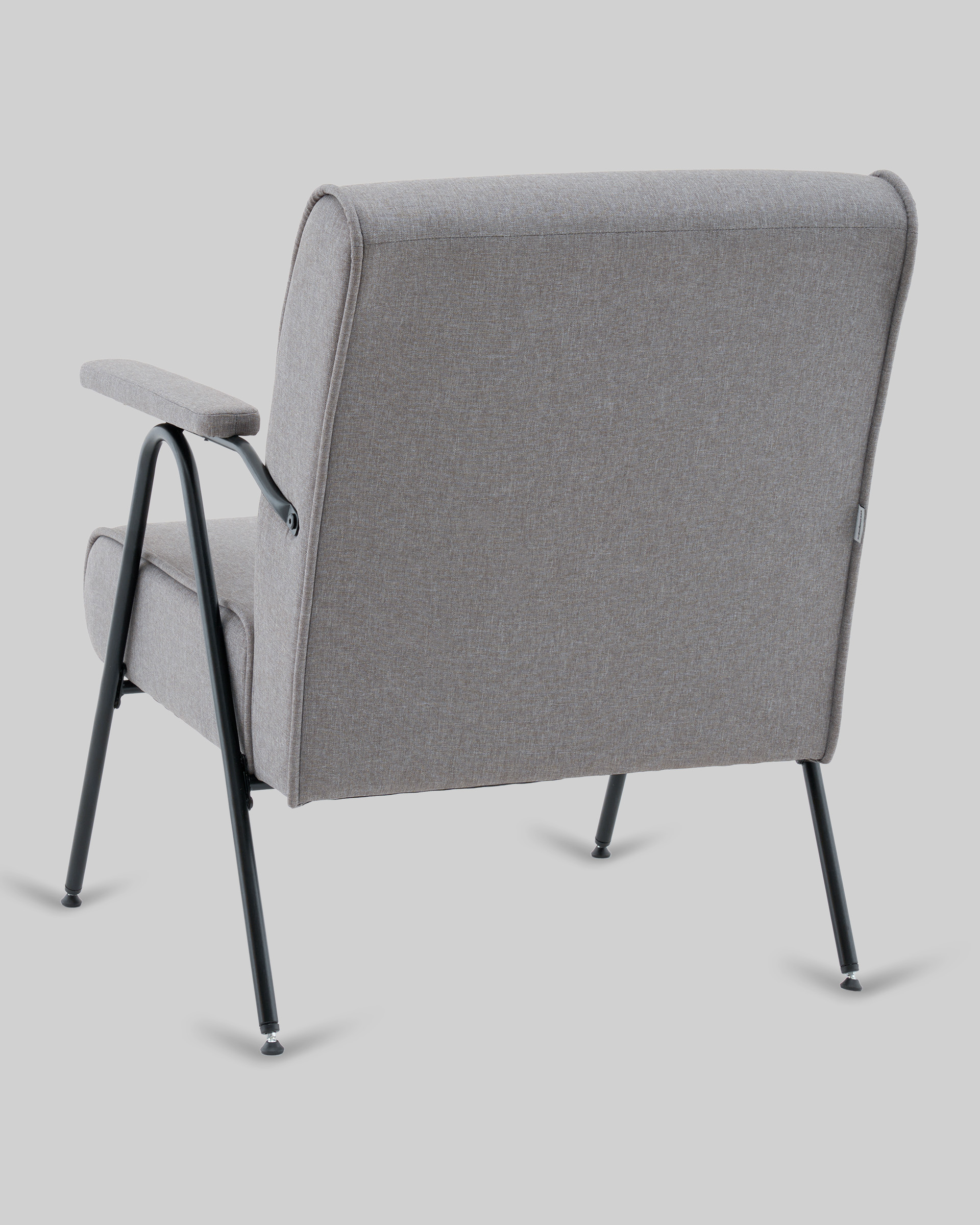 Кресло Эндино рогожка серый