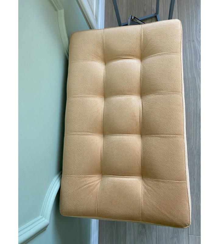 Банкетка Сканди-60-2-х полочная (персиковый/черный)