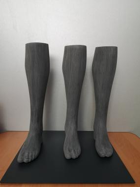 F11670 Манекен ног с магнитом (3 шт.) для носок и гольф H=460 мм