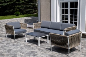 "Касабланка" лаунж-зона плетеная из роупа 5-местная