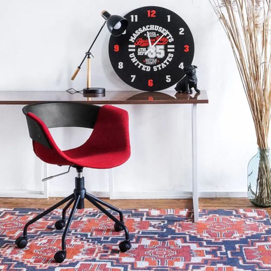 Кресло Swing, черный/винный